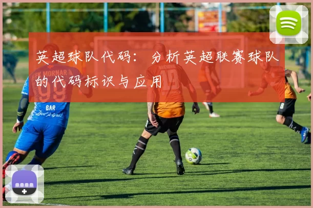 英超球队代码：分析英超联赛球队的代码标识与应用