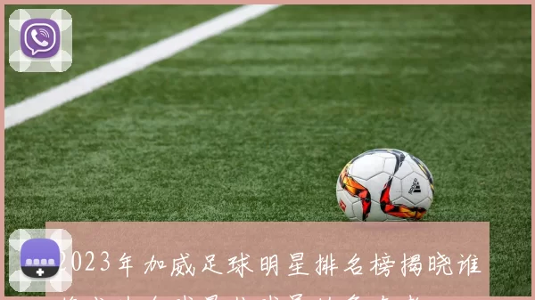2023年加威足球明星排名榜揭晓谁将成为全球最佳球员的争夺者